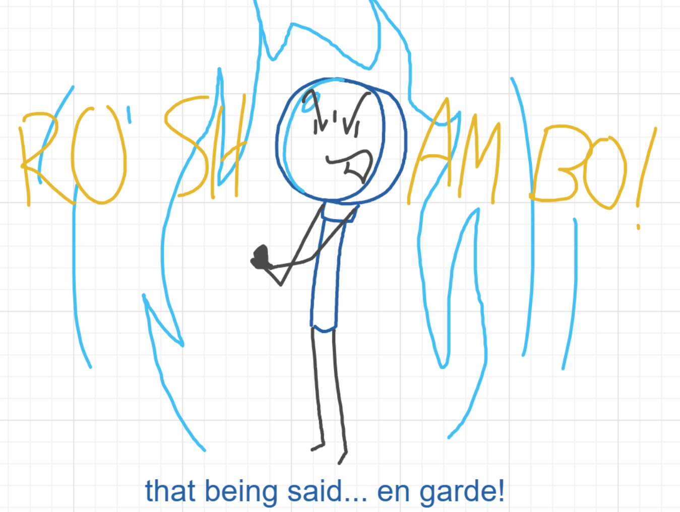 A panel from I've Been Everywhere, Man, episode nine of the Board Boards object show by Furretwalk/WalkingFurret.